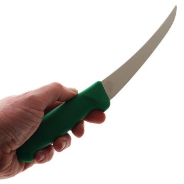 Victorinox 15cm Kavisli Dar Ağız Sıyırma Bıçağı 5.6604.15 Yeşil