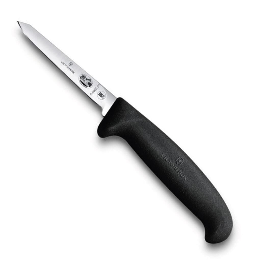 Victorinox Fibrox 8cm Hindi Tavuk Bıçağı 5.5903.08 Siyah