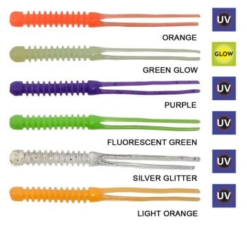 Kendo Killer Worm LRF Silikonu 5,5cm 12 Adet