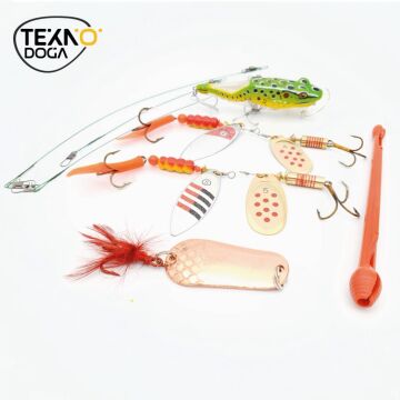 TAMSET Turna Balığı Spin Avı Suni Yem Seti, Kaşık Popper