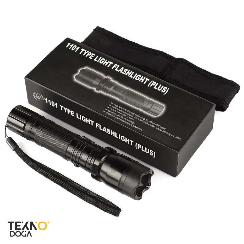 TYPE 1101 Plus Elektro Şok Cihazı, Şarjlı El Feneri Şok Aleti