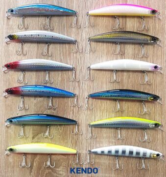 Kendo Seabass Minnow 12,5cm 19g Floating Levrek Lüfer Suni Yem