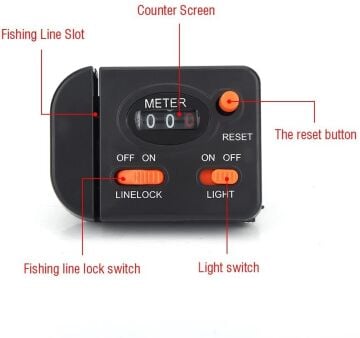 EFFE Işıklı Olta Misina Metre Sayacı HG3561