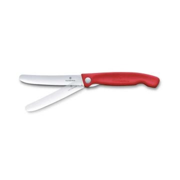 Victorinox 11cm Katlanır Domates Bıçağı Kırmızı 6.7801.FC1