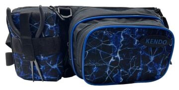 KENDO Spin LRF Balıkçı Bel Çantası 2 Kutulu Mavi