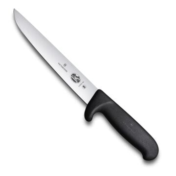 Victorinox Fibrox 18cm Sıyırma Bıçağı Parmak Korumalı 5.5503.18L Siyah
