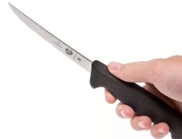 Victorinox Fibrox 12cm Ekstra Dar Ağız Sıyırma Bıçağı 5.6203.12 Siyah
