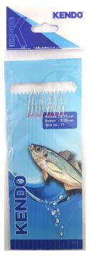 KENDO Kıyı İstavrit Çaparisi 10 İğneli 0,13/0,28mm Çapari