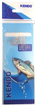 KENDO Kıyı İstavrit Çaparisi 10 İğneli 0,13/0,28mm Çapari