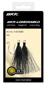 BKK Lone Diablo BT Black Bucktail Jig Olta İğnesi
