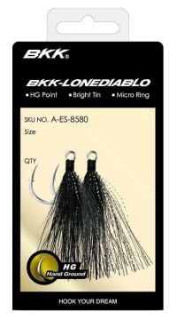 BKK Lone Diablo BT Black Bucktail Jig Olta İğnesi