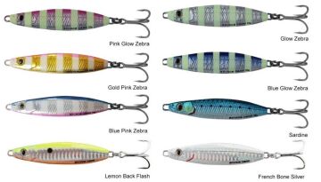 Savage Gear Psycho Sprat 60g Jigging Suni Yem Zebra Glow Fosforlu