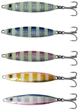 Savage Gear Psycho Sprat 60g Jigging Suni Yem Zebra Glow Fosforlu