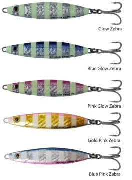 Savage Gear Psycho Sprat 60g Jigging Suni Yem Zebra Glow Fosforlu