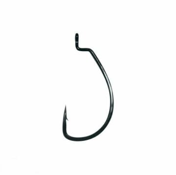 Gamakatsu Worm Ewg Sl Offset Olta İğnesi No:2/0 Siyah 5ad