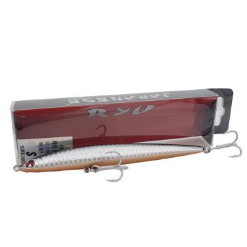 Japanese Ryu Sinking 130mm 27.5g Levrek Suni Yem Gümüş HG2617