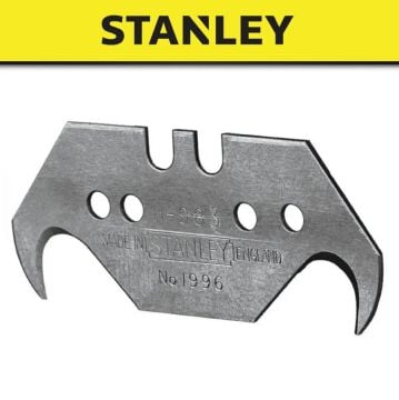 STANLEY 1996 Deri Açma Kancalı Maket Bıçağı Yedeği 5 Adet
