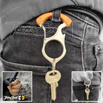 TAMSET E5 Karabina Acil Durum Anahtarlığı Cam Kırıcı