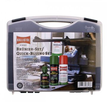Ballistol Set Quick Bluing Silah Boyama Bakım Seti Çantalı
