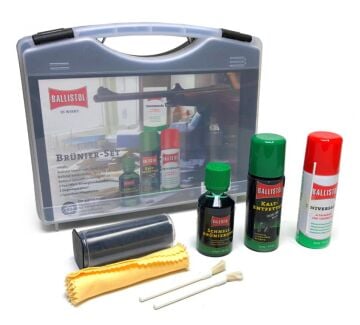 Ballistol Set Quick Bluing Silah Boyama Bakım Seti Çantalı
