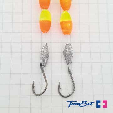 TAMSET Tek İğneli Alabalık Hazır Olta Takımı 2ad