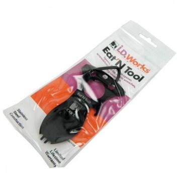 TAMSET Çok Amaçlı Taktik Metal Çatal Kaşık 10cm Siyah