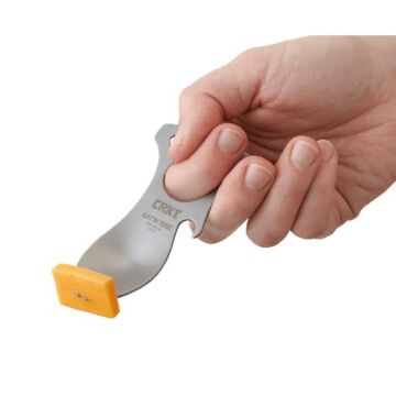 TAMSET Çok Amaçlı Taktik Metal Çatal Kaşık 10cm Siyah