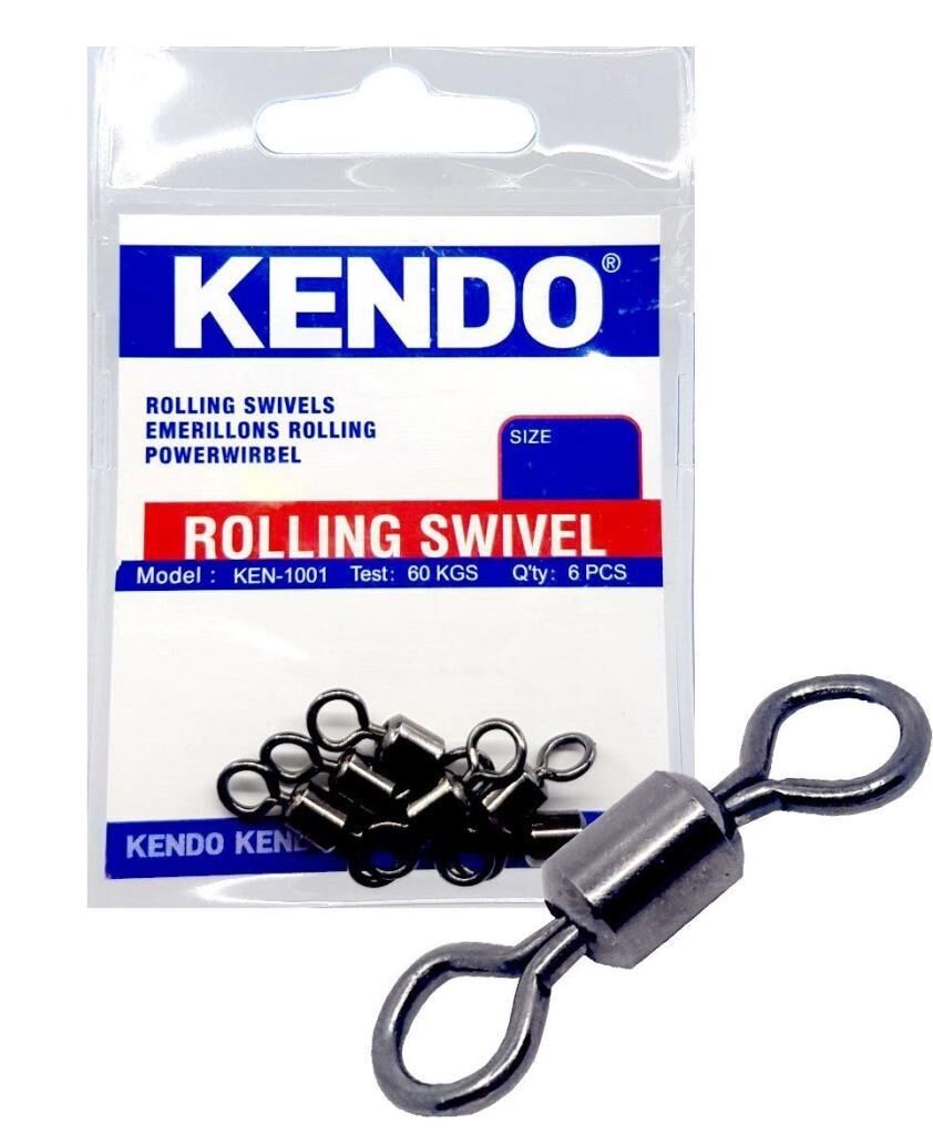 Kendo Çelik Fırdöndü Rolling Swivels Olta Fırdöndüsü 12/0  1pcs