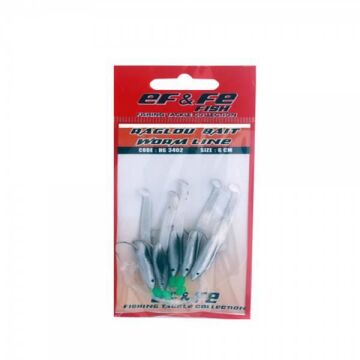 EFFE Raglu Bait Worm 6cm Kurt Çapari Gümüş HG3402