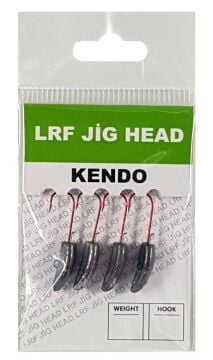 Kendo Lrf Jig Head Kırmızı İğneli 4ad Silikon Yem Zokası