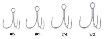 Savage Gear SGY 2X Trebles 3'lü Çarpma Olta İğnesi 8ad.