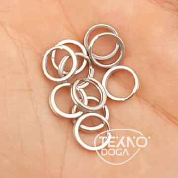 Kendo Split Ring Halka Paslanmaz Çelik Olta Halkası 10ad