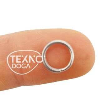 Kendo Split Ring Halka Paslanmaz Çelik Olta Halkası 10ad