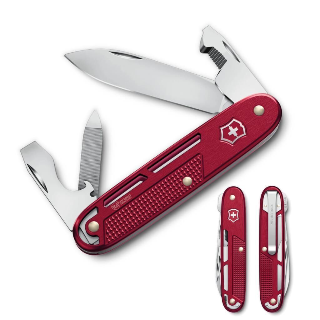Victorinox Synergy Alox Çakı Kırmızı 0.8216.20 93mm 9F