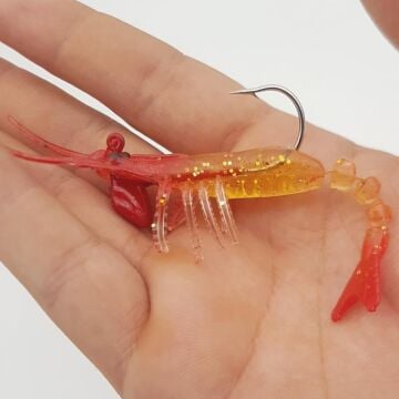 EFFE Caridina Karides 8cm 7g TPE Shrimp Silikon Suni Yem Renk:09