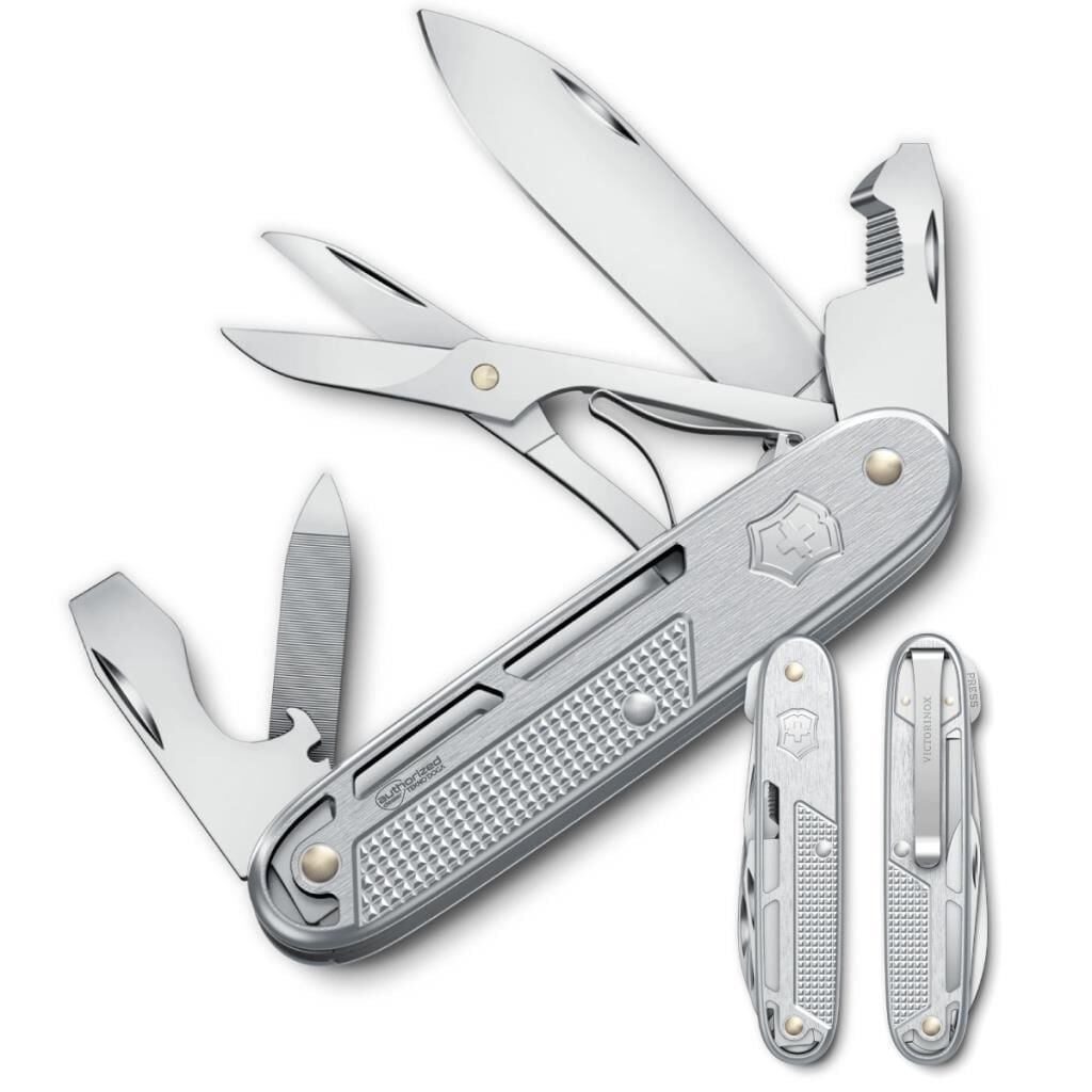 Victorinox Synergy X Alox Çakı Gümüş 0.8226.26 93mm 10F