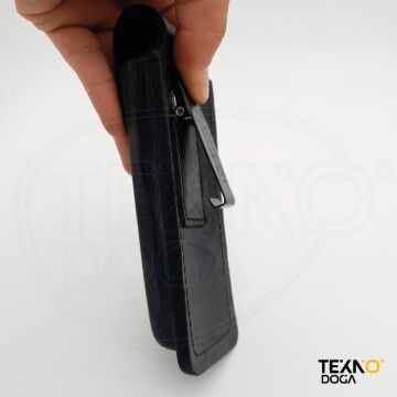 TAMSET K3 Çakı Kılıfı Siyah Çıt Çıt Düğmeli
