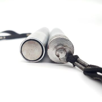 W38 Teleskopik Mini Çelik Jop 41cm Cop Kılıflı Krom