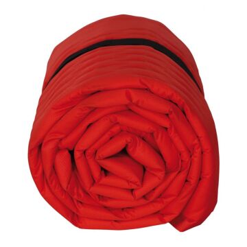 HUSKY Flake 3.5cm Şişme Kamp Matı Kırmızı (Kendi Şişen)