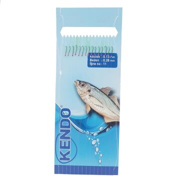 KENDO Kıyı İstavrit Çaparisi 15 Siyah İğneli 0,13/0,28mm No:11