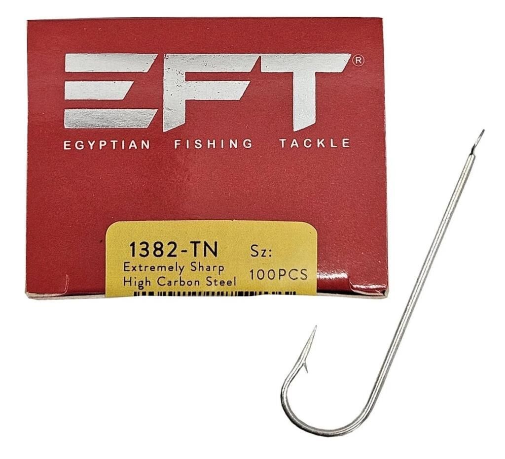 EFT 1382 Tin Uzun Pala Olta İğnesi 100ad