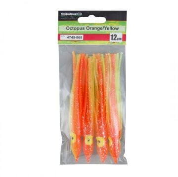 Spro Octopus Silikon Ahtapot Çapari 3 Köstekli 12cm Turuncu