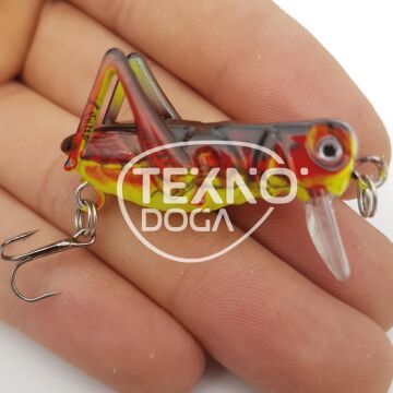 EFFE Çekirge Suni Yem Maket Balık 3.5cm 4g Kahverengi