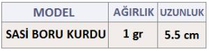 EFFE 5.5cm 1g Boru Kurdu LRF Silikon Suni Yem 10ad Renk:07