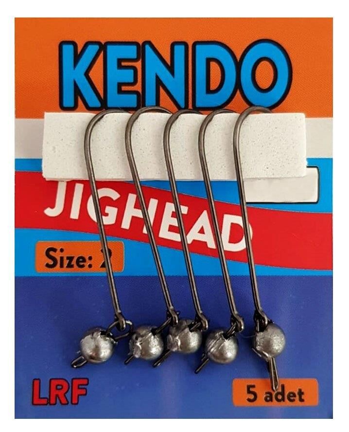 Kendo Hareketli LRF Jig Head Uzun Saplı İğneli Silikon Yem Zokası 3 gr