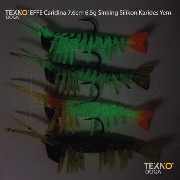 EFFE Caridina 7.6cm 6.5g Sinking Silikon Karides Yem