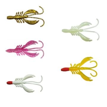 EFFE 6cm 4g Twister Trail LRF Silikon Istakoz Suni Yem 5ad