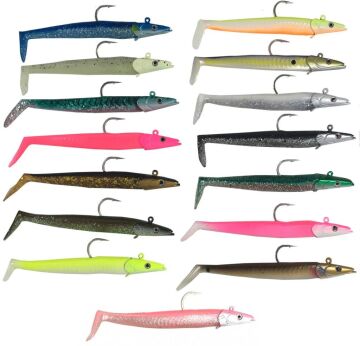 Savage Gear Sandeel 12.5cm 23g 1 Kafa 2 Gövdeli Silikon Suni Yem