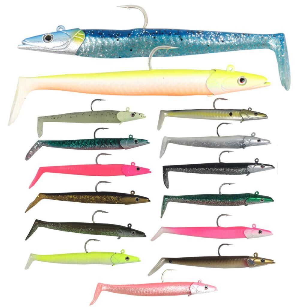 Savage Gear Sandeel 12.5cm 23g 1 Kafa 2 Gövdeli Silikon Suni Yem