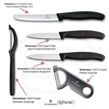 Victorinox Meyve Sebze Soyacak ve Doğrama Bıçağı Seti MS2